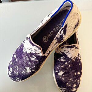 Rothy's Ocean Iris Shibori Slip-On Sneakers - Women's Size 8.5